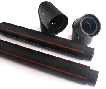 The PLX large diameter close-fit pipes.