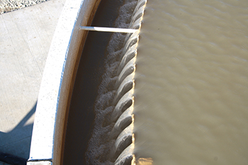 90 per cent of processed water is recycled and ready for immediate re-use by the system.