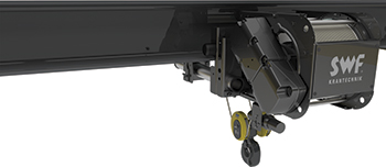 An SWF Nova Blackline crane.