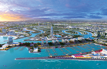 The $6.8 billion Sharjah Waterfront City ... $816 million worth of infrastructure development works completed.