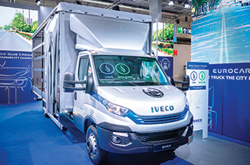 A Daily seven-tonne model .... displayed at the recent IAA 2018 Messe Hannover exhibition.