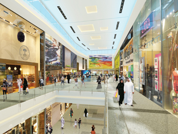 The mall’s interiors.