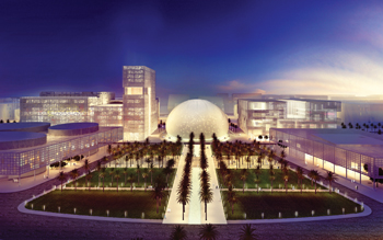 The new Sabah Al Salem University City in Shadadiya, Kuwait ... gateway to education.