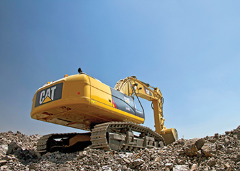 The new Cat 340D2 L hydraulic excavator … fuel savings.