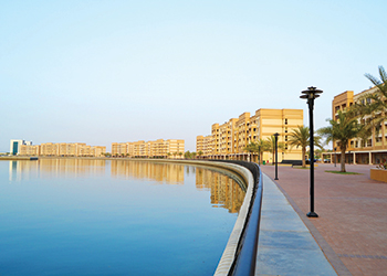 Mina Al Arab ... waterfront homes.