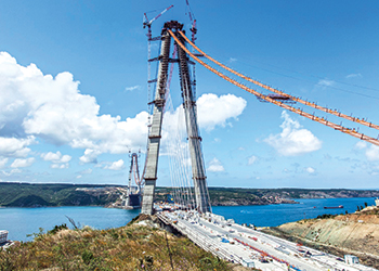 The third Bosphorus Bridge ... part of a $3-billion project.
