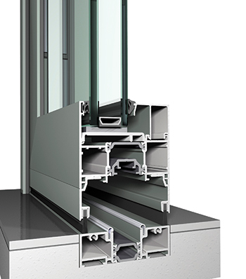 A cross-section of a CF 77 system.