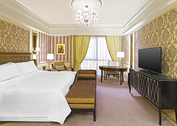 St Regis Dubai features 182 guest rooms and 52 suites.