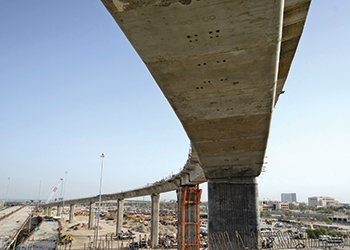 Mega project ... involves the construction of 17.7 km of segmental viaducts.