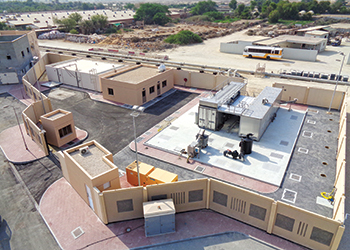 The Hamala sewage treatment plant.