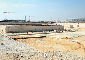 Qatar Foundation Stadium ... enabling works completed.
