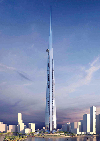 Jeddah Tower ... kilometre high.