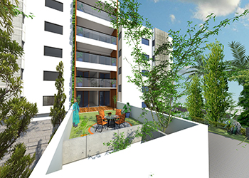 Vertical Villas ... aims to bring the feel of villas to apartments.