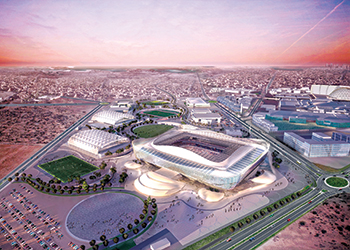 The Al Rayyan Stadium ... an artist’s impression.