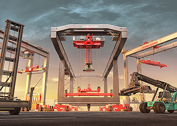 The Boxporter RMG crane ... intermodal offering.