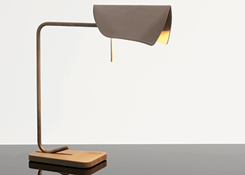 A Velum table lamp.