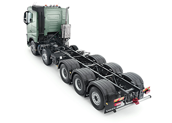 A five-axle truck.