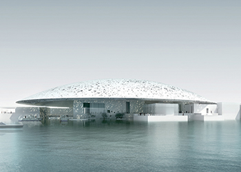 The Louvre Abu Dhabi ... Knauf Danoline tiles specified and being installed.