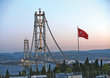 Osman Gazi Bridge ... Eliminator will protect the structure for decades to come.