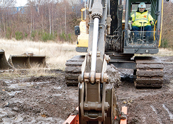 The Backhoe Trench Box can achieve a large range of tasks.
