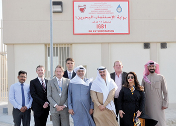 Manara, EWA and other officials on site.