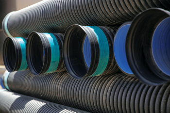 HDPE corrugated pipes ... “good substitute for GRP and clay pipes”.