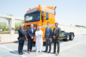DAF Trucks and ANGE officials ... now partners.